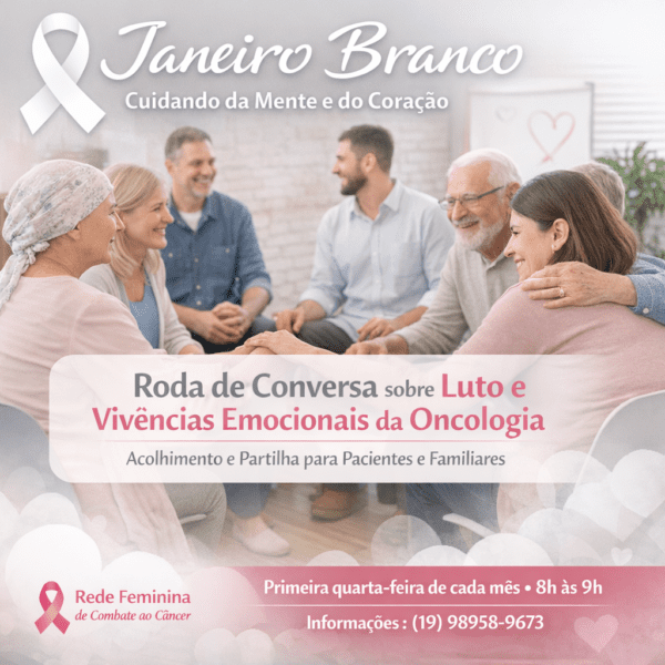 Roda de conversa sobre luto e emocoes