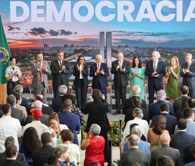 cerimonia relativa aos atos antidemocraticos de 8 de janeiro01