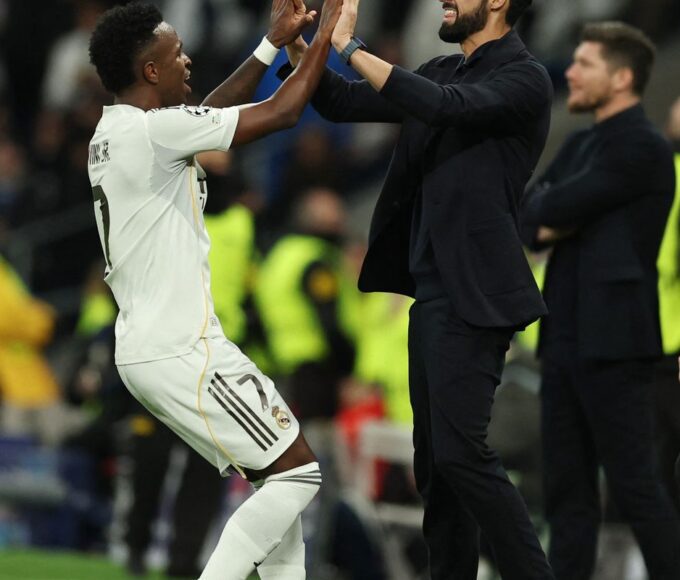 vini jr real 6 x 1 monaco liga dos campeoes 2026