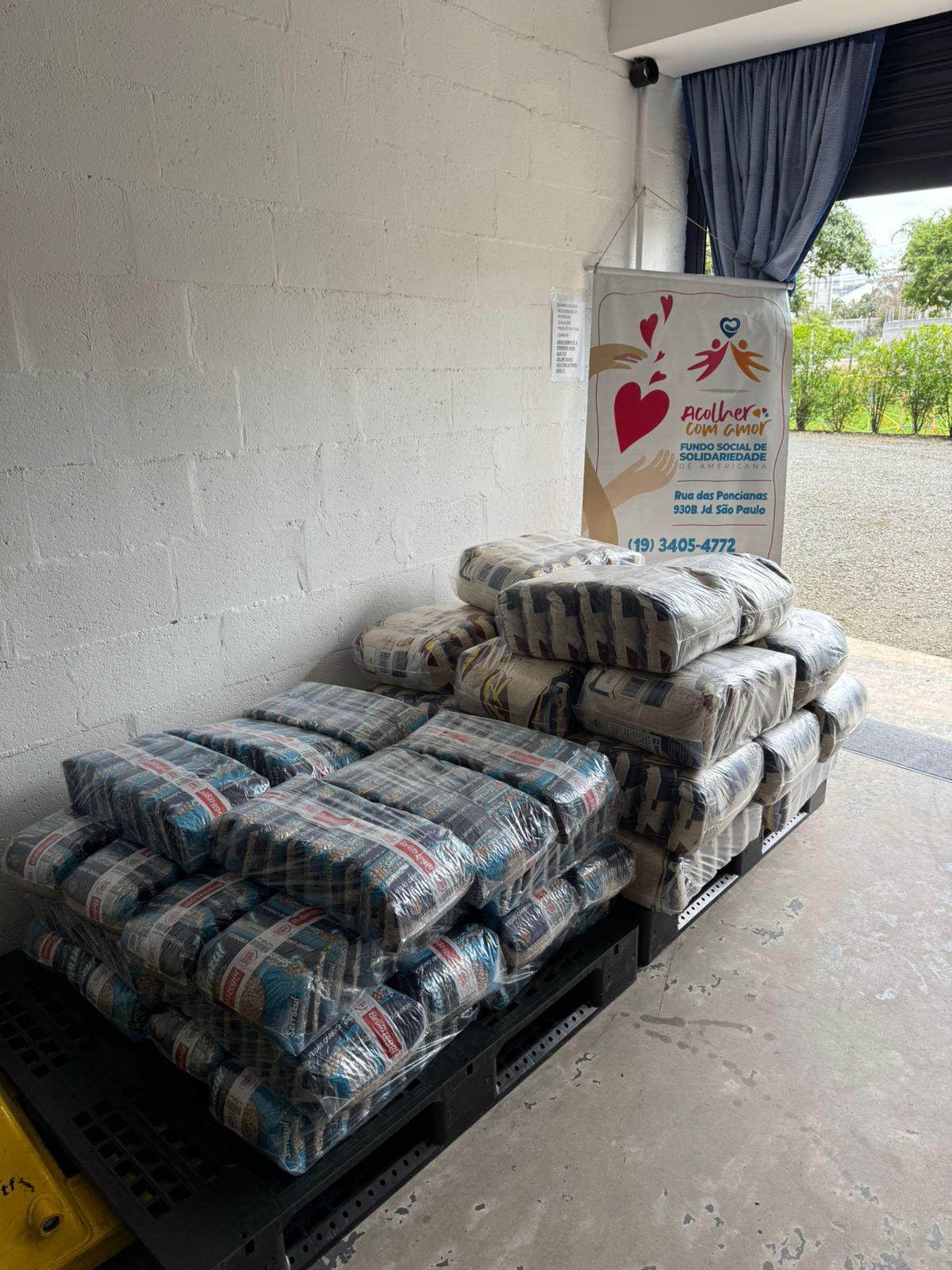 Fundo Social recebe doacoes do Supermercado Savegnago