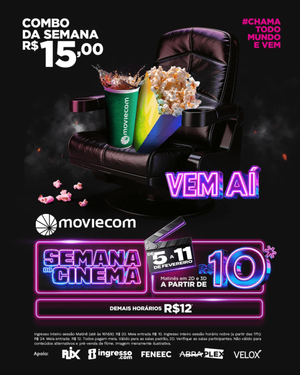 Semana do Cinema 2026 Moviecom Tivoli Divulgacao 1