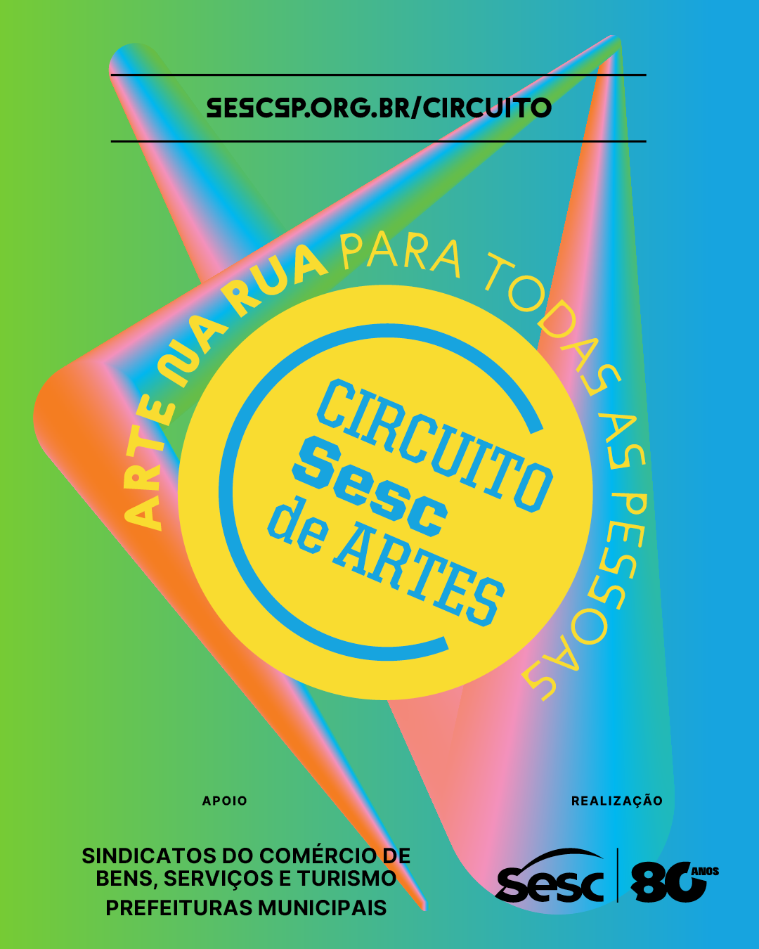 Região de Piracicaba recebe atividades gratuitas do Circuito Sesc de Artes 2026 5 ID CSA26 cards sindicato