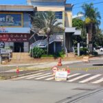 Prefeitura interdita trecho da Rua São Salvador para reparos na via 10 Interdicao 1