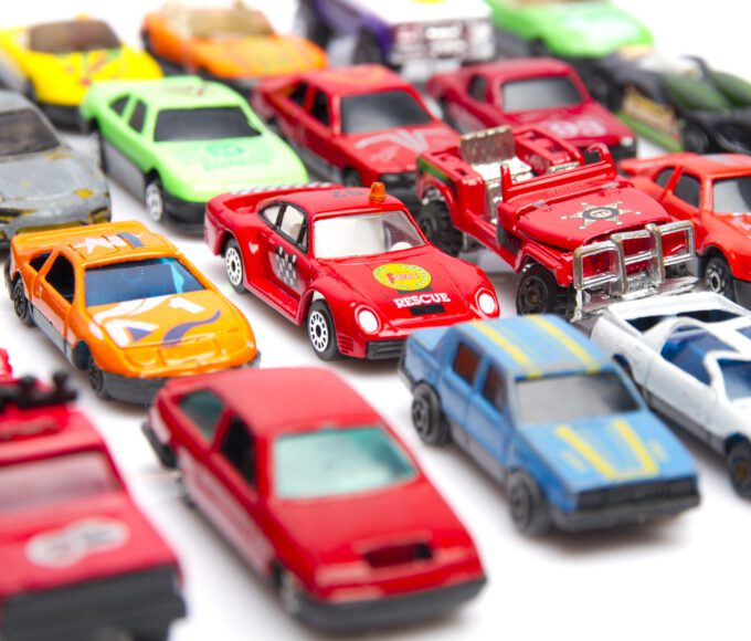 colorful car toys