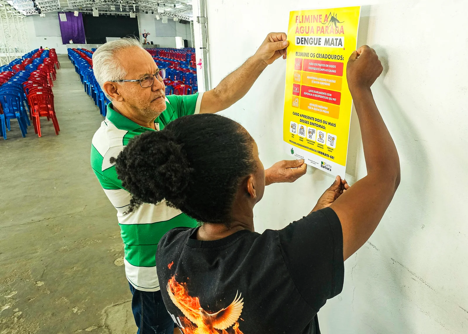 Segundo a prefeitura, Santa Bárbara reduz em 98,8% o número de casos de dengue no primeiro trimestre 5 MUTIRAO DENGUE 2026