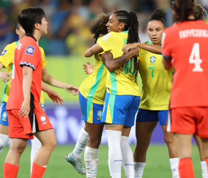 brasil deslancha com kerolin e goleia coreia do sul pelo fifa series