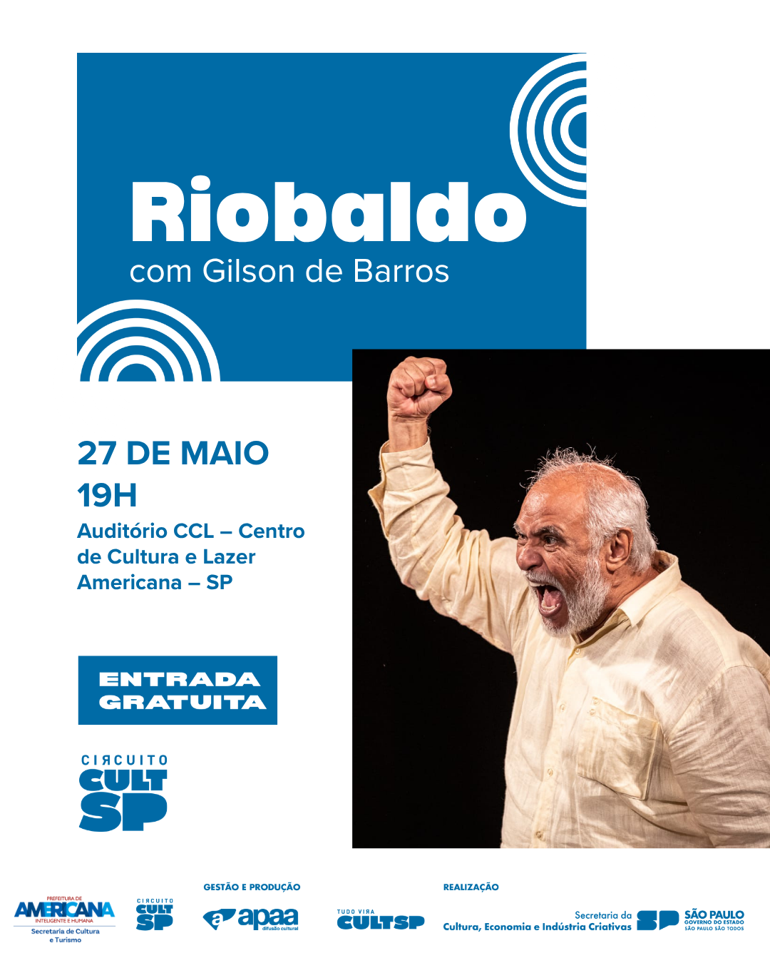 Americana recebe espetáculo inspirado em “Grande Sertão: Veredas” no dia 27 5 Riobaldo 4x5 1