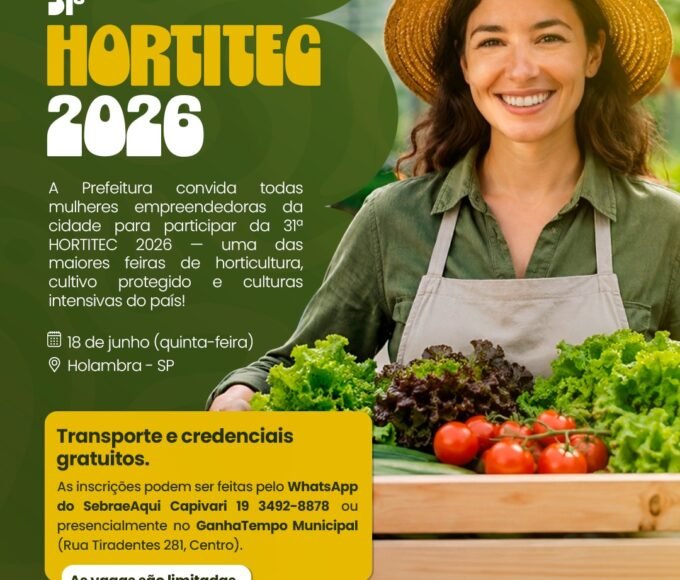 Prefeitura de Capivari oferece transporte e credenciamento gratuito para empreendedoras na ‘Hortitec’ 2026 14 WhatsApp Image 2026 05 28 at 09.06.35