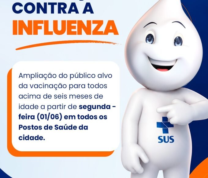 Campanha de vacinação contra a Influenza passa a atender público em geral a partir desta segunda-feira 12 WhatsApp Image 2026 05 29 at 14.06.12
