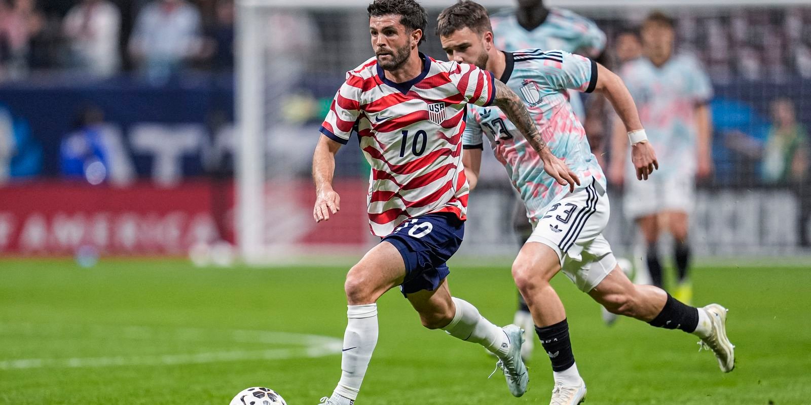 No Grupo D da Copa, EUA tentam usar fator casa para avançar 5 2026 03 28t222945z 1541604382 mt1usatoday28609856 rtrmadp 3 soccer international mens friendly belgi