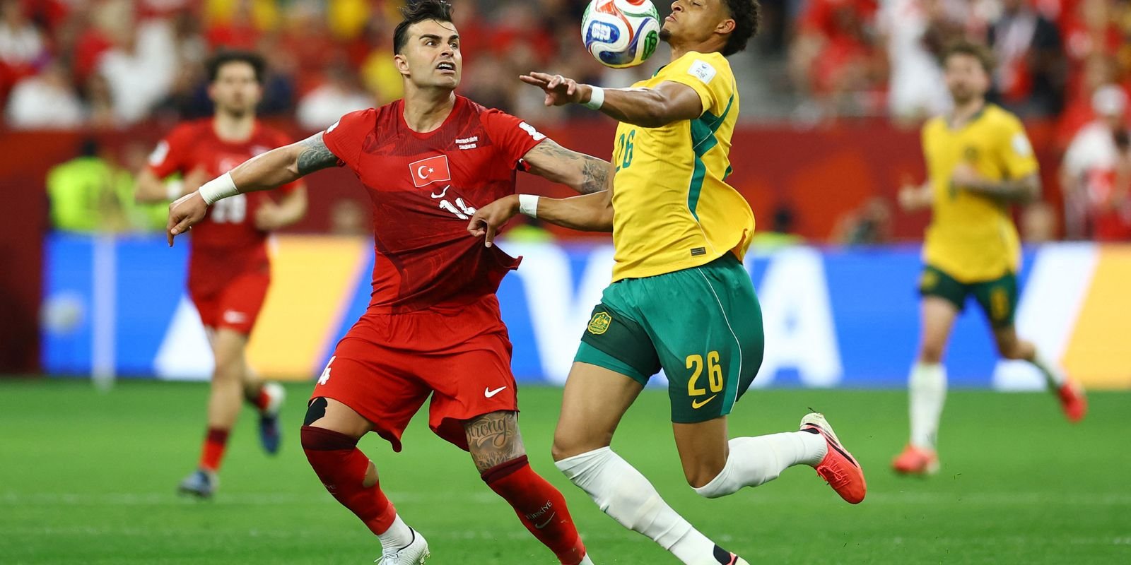 Austrália e Escócia vencem no terceiro dia da Copa; Brasil só empata 5 2026 06 14t054611z 1698993854 up1em6e0g0y32 rtrmadp 3 soccer worldcup aus tur