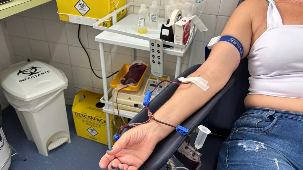 Centro de Hematologia Americana e Academia C4 GYM se unem para incentivar a doação de sangue 5 IMG 9723