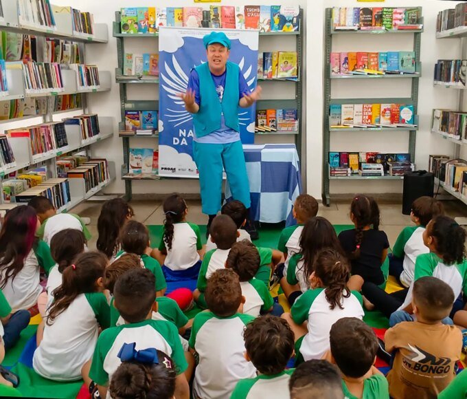 Projeto Nas Asas da Leitura promove contação de histórias, espetáculo infantil e encontros com escritores em Santa Bárbara 15 NAS ASAS DA LEITURA 1