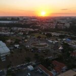 Prefeitura por do sol