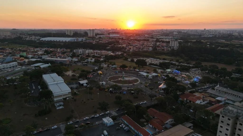 Prefeitura por do sol