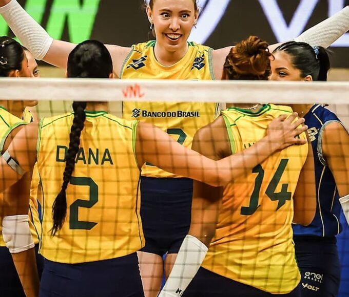 brasil 3 a 1 holanda liga das nacoes volei fem
