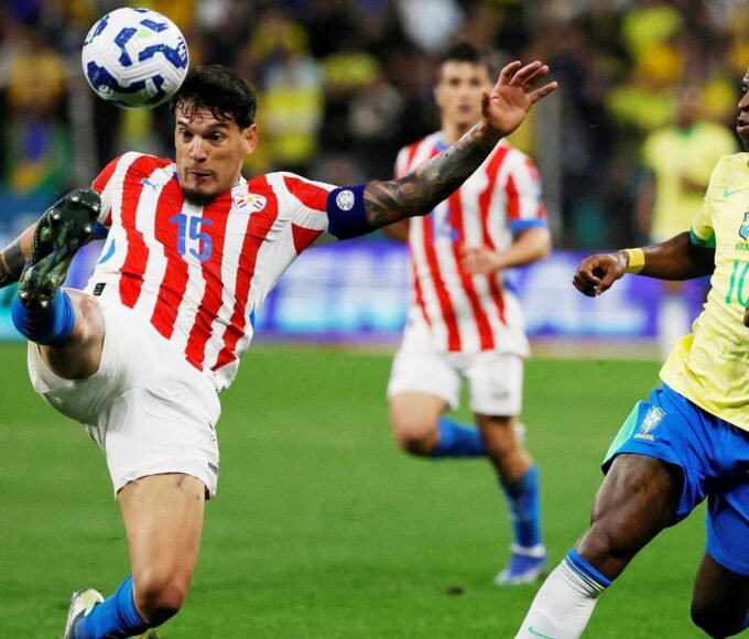 Brasileirão tem recorde de jogadores convocados para uma Copa do Mundo 15 gustavo gomez selecao do paraguai 2026