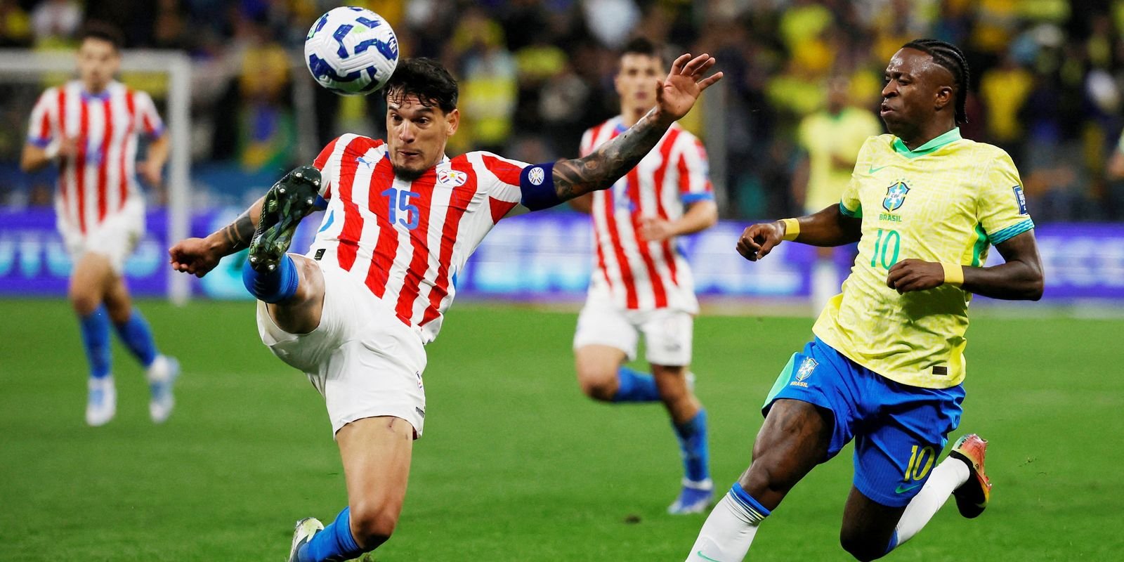 Brasileirão tem recorde de jogadores convocados para uma Copa do Mundo 5 gustavo gomez selecao do paraguai 2026