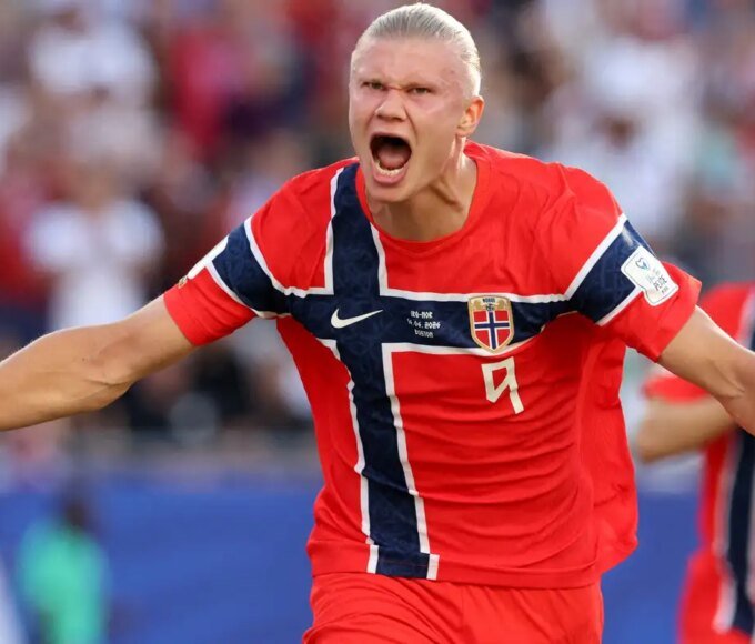 Haaland brilha e Noruega goleia Iraque em seu retorno à Copa do Mundo 14 haaland da noruega reuters