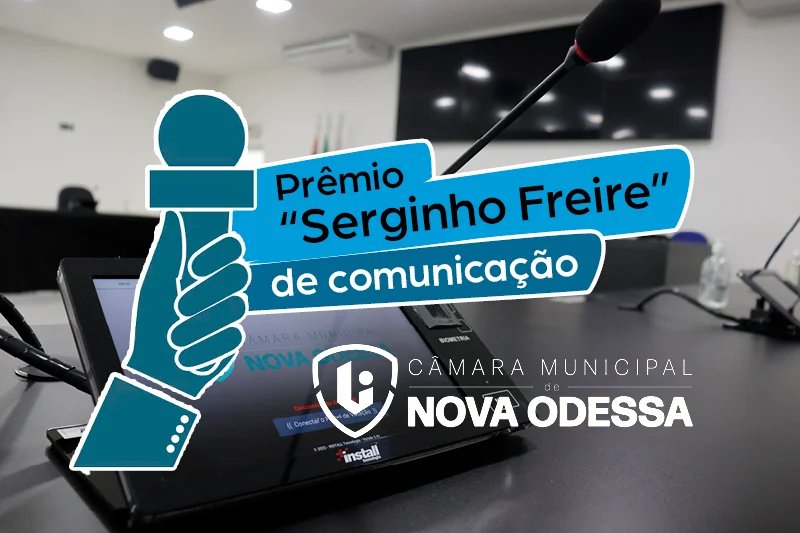 Câmara de Nova Odessa premia profissionais da comunicação 5 premio Serginho Freire imagem divulgacao
