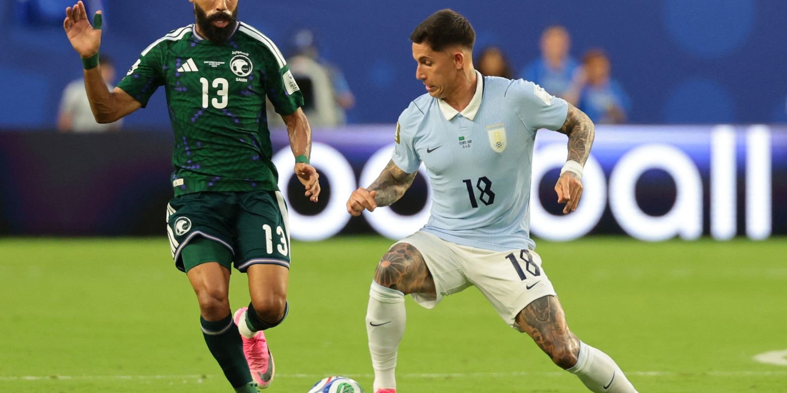 Uruguai arranca 1 a 1 com Arábia Saudita em estreia do Grupo H da Copa 5
