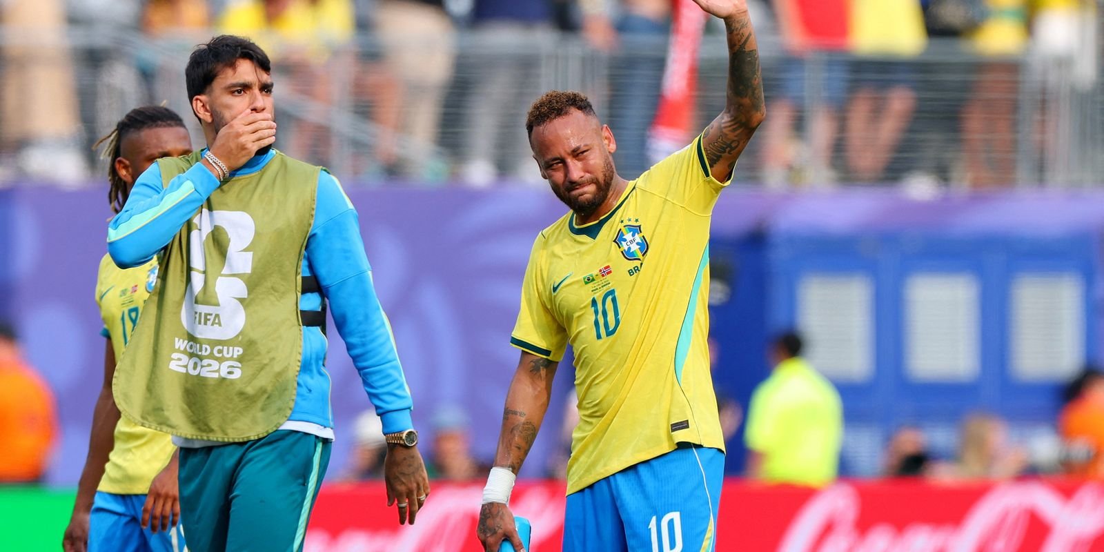 Pesquisa mostra que brasileiro projeta futuro da Seleção sem Neymar 5 2026 07 05t221704z 1342221254 up1em751pweur rtrmadp 3 soccer worldcup bra nor