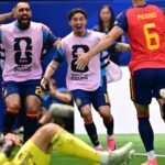 Merino decide outra vez, Espanha vai à semifinal e frustra sonho belga 10 2026 07 10t205813z 707041229 up1em7a1m8zpp rtrmadp 3 soccer worldcup esp bel