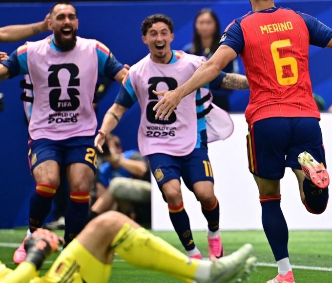 Merino decide outra vez, Espanha vai à semifinal e frustra sonho belga 14 2026 07 10t205813z 707041229 up1em7a1m8zpp rtrmadp 3 soccer worldcup esp bel
