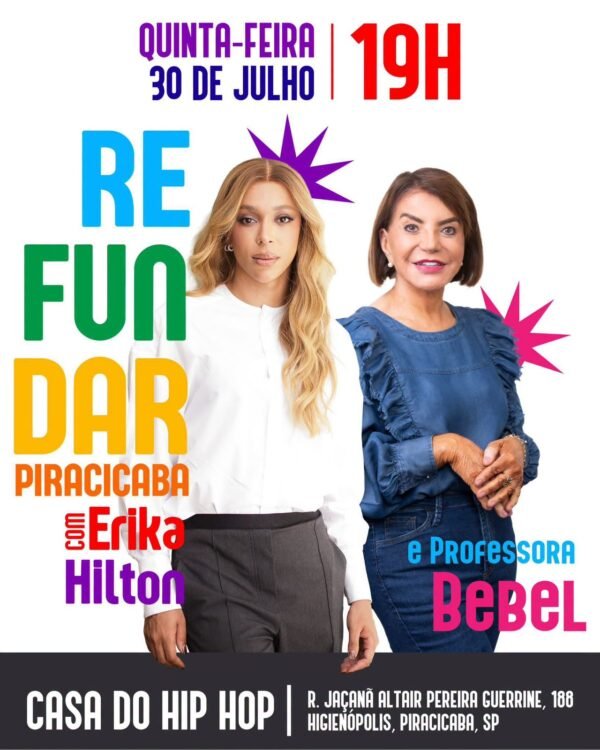29 07 26 1 Convite que as deputadas farao na Casa do Hip Hop nesta quinta feira