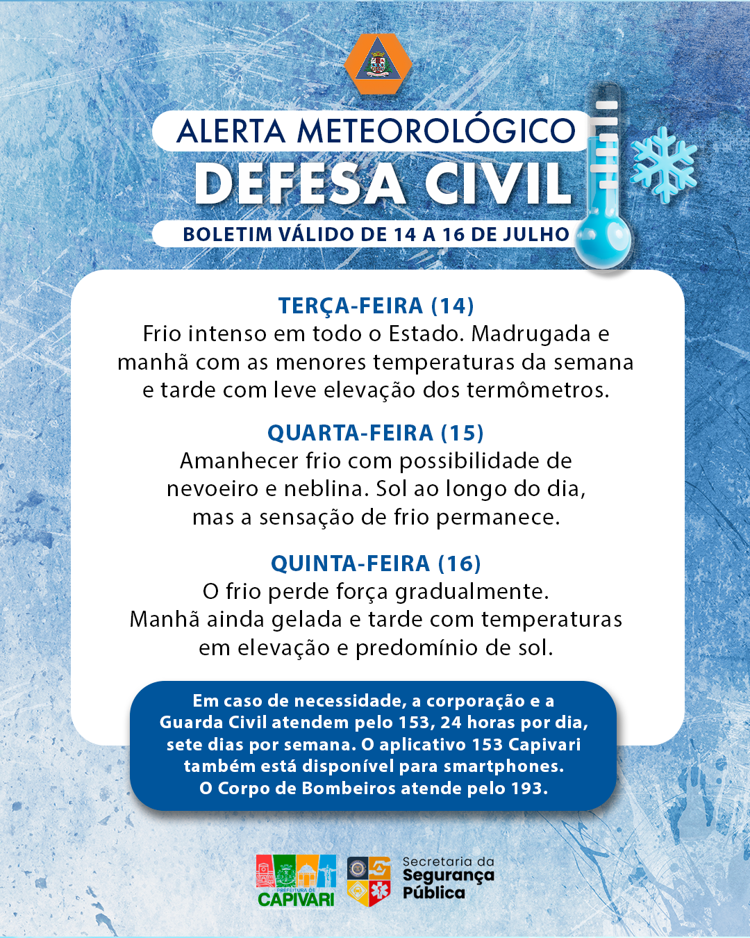 Defesa Civil emite alerta para mudanças no tempo neste início de semana 5 BOLETIM METEOROLOGICO
