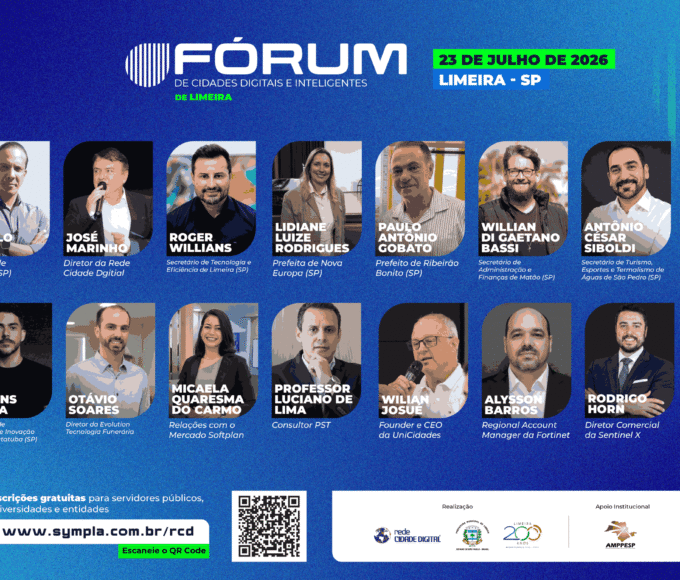 Limeira sedia Fórum de Cidades Digitais e Inteligentes nesta quinta 14 Convidados Forum Limeira