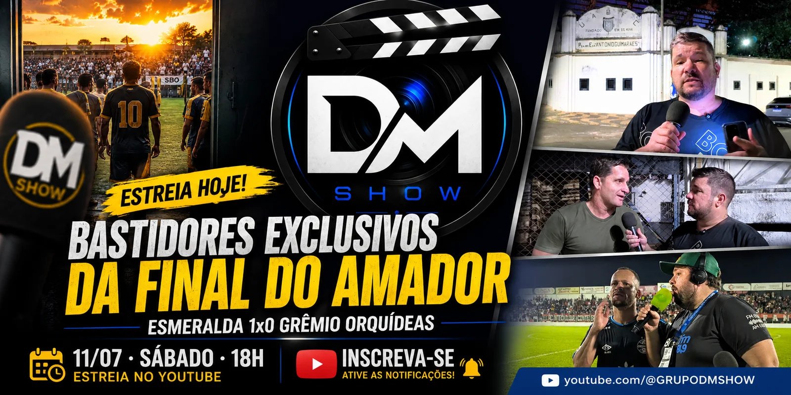 DM Show estreia no YouTube com bastidores exclusivos da final do Campeonato Amador de Santa Bárbara d'Oeste 5 DM SHOW