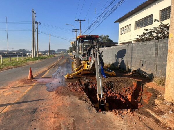 Reparo em adutora pode afetar abastecimento na regiao do Zanaga nesta segunda feira 2