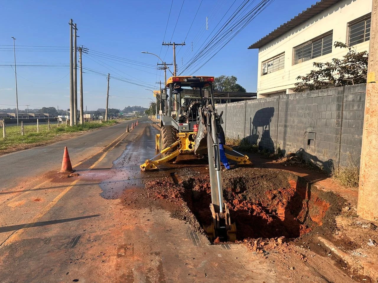 Reparo em adutora pode afetar abastecimento na regiao do Zanaga nesta segunda feira 2