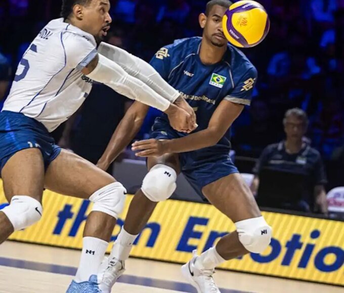 Seleção masculina perde e pode dar adeus à Liga das Nações de vôlei 12 volei2