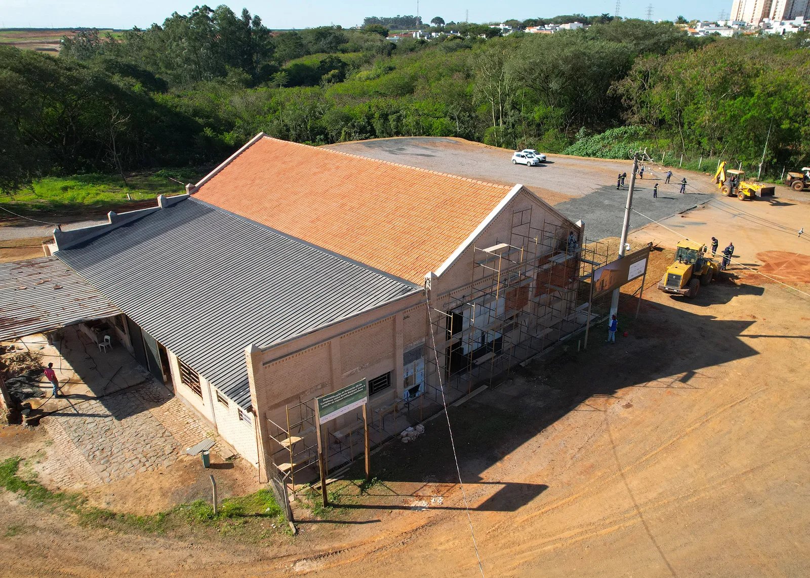 Obra de restauro e requalificação do Barracão 8 avança para nova etapa no Complexo Usina Santa Bárbara 5 BARRACAO 1