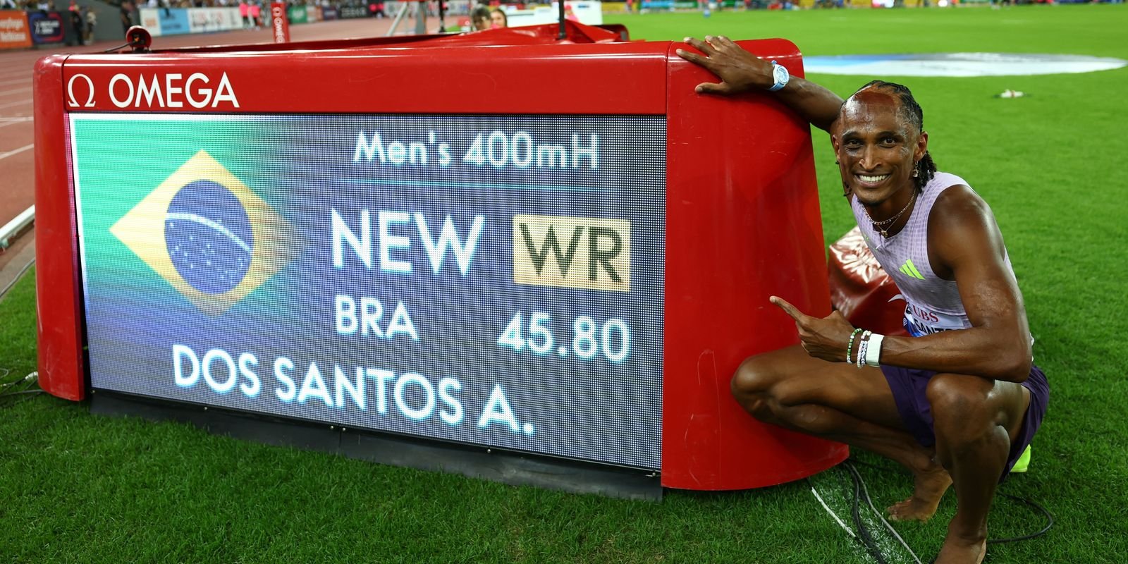alison dos santos recorde mundial diamond league 2026