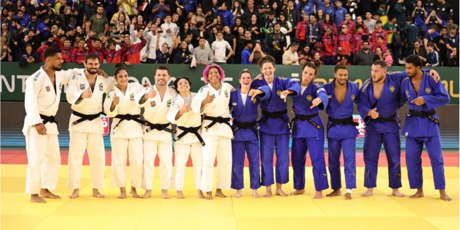 Brasil derrota Alemanha e leva título do Desafio Internacional de Judô 5 brasil vence desafio de judo contra alemanha 2026