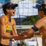 Carol e Rebecca estão na final do Circuito Mundial de vôlei de praia 10 elite do rio de janeiro circuito mundial de volei de praia 2026 circuito mundial de volei de praia e