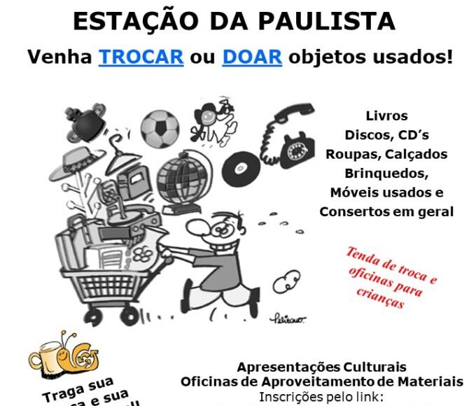 X Feira da Barganha retorna a Piracicaba após 13 anos e incentiva troca, doação e reutilização 14 CartazFeira2026logos ambiental.lq USP
