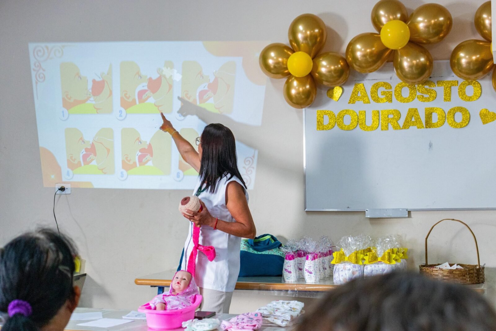 Campanha “Agosto Dourado” atende 60 gestantes no Centro de Saúde “Dr. Mário Dias de Aguiar” 5 IMG 4330 scaled