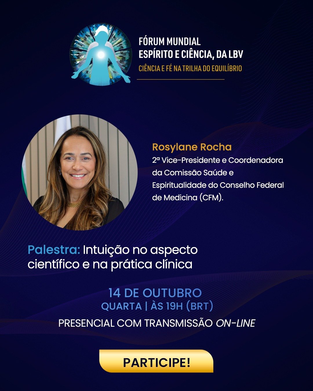 Fórum Mundial Espírito e Ciência, da LBV, propõe debate sobre a intuição 8 WhatsApp Image 2026 09 17 at 11.36.44 3