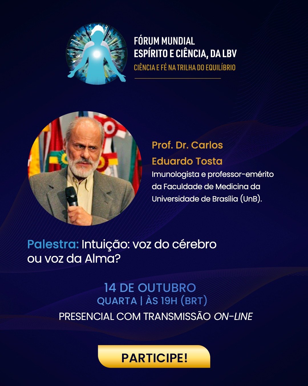 Fórum Mundial Espírito e Ciência, da LBV, propõe debate sobre a intuição 10 WhatsApp Image 2026 09 17 at 11.36.44