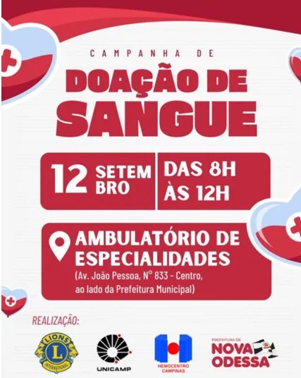 doacao de sangue lions
