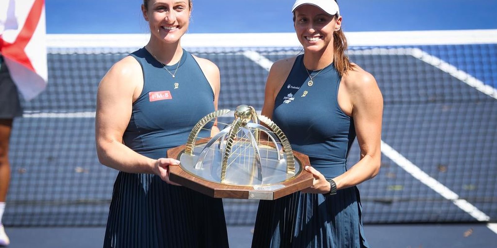 Stefani é bicampeã de duplas do SP Open, o 1º ao lado de Dabrowski 5 stefani e dabrowski campeas sp open 2026