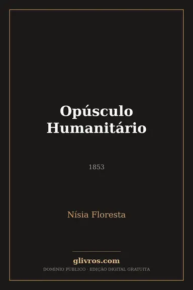 opusculo humanitario nisia floresta capa glivros
